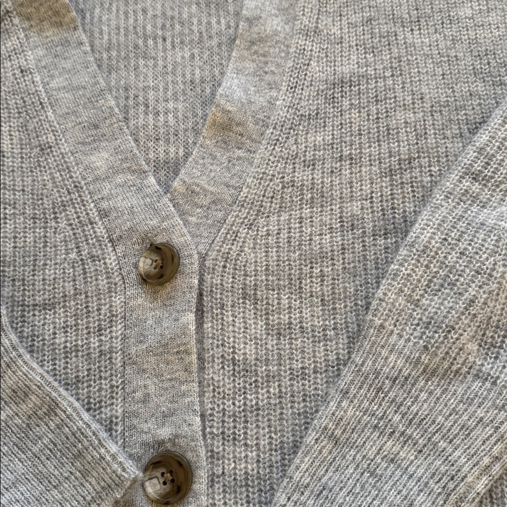 J.Crew Ribbed V-Neck Cardigan Sweater - Picture 3 of 6